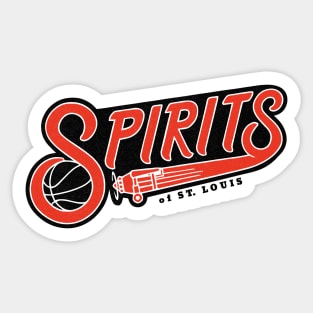 Defunct Spirits of St. Louis ABA Basketball Sticker